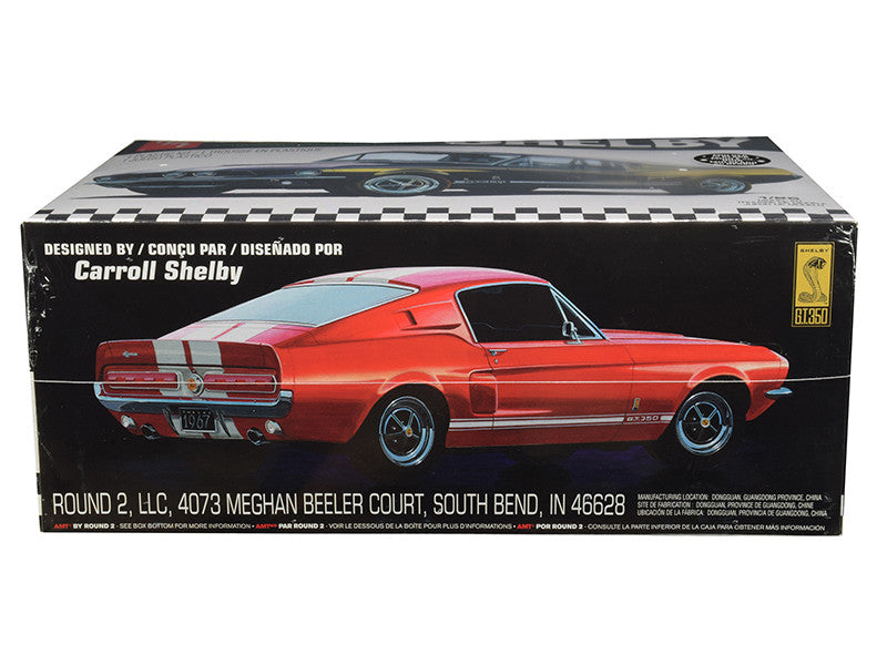 AMT - Skill 2 Model Kit 1967 Ford Mustang Shelby GT350 Black 1/25 Scale Model