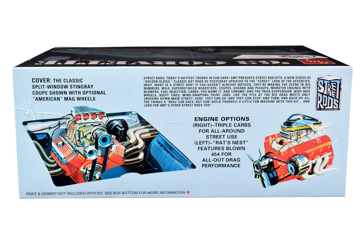AMT - Skill 2 Model Kit 1963 Chevrolet Corvette Stingray 1/25 Scale Model