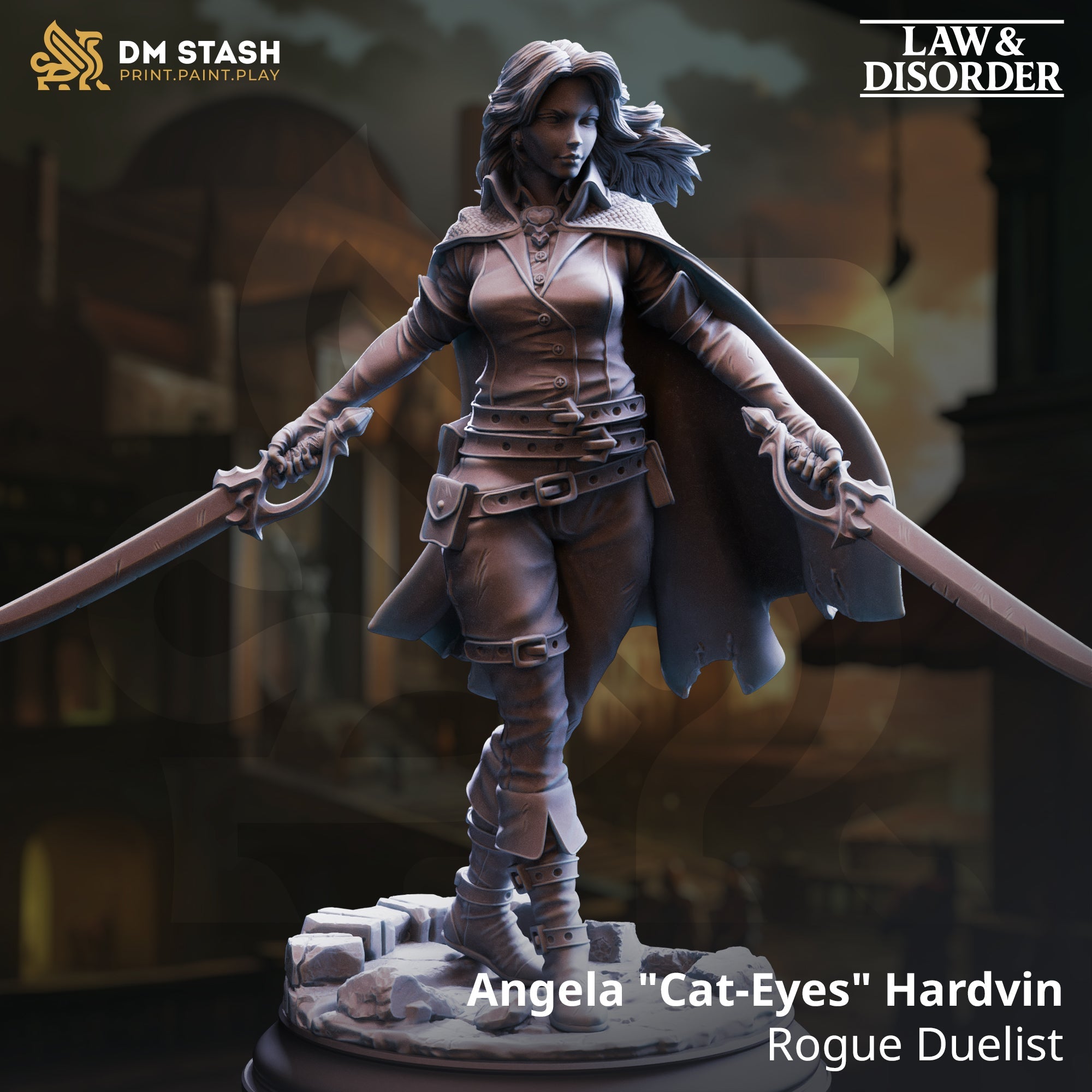 Angela "Cat-Eyes" Hardvin (Female Human Rogue Duelist) Main image