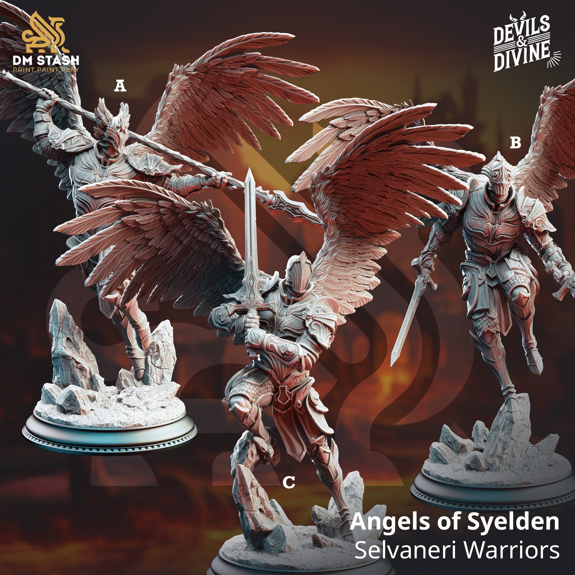 Angels of Syelden, Selvaneri Warriors Main image