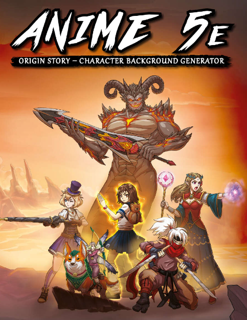 Anime 5E Origin Story - Character Background Generator - Collectors World Toys Hover Image