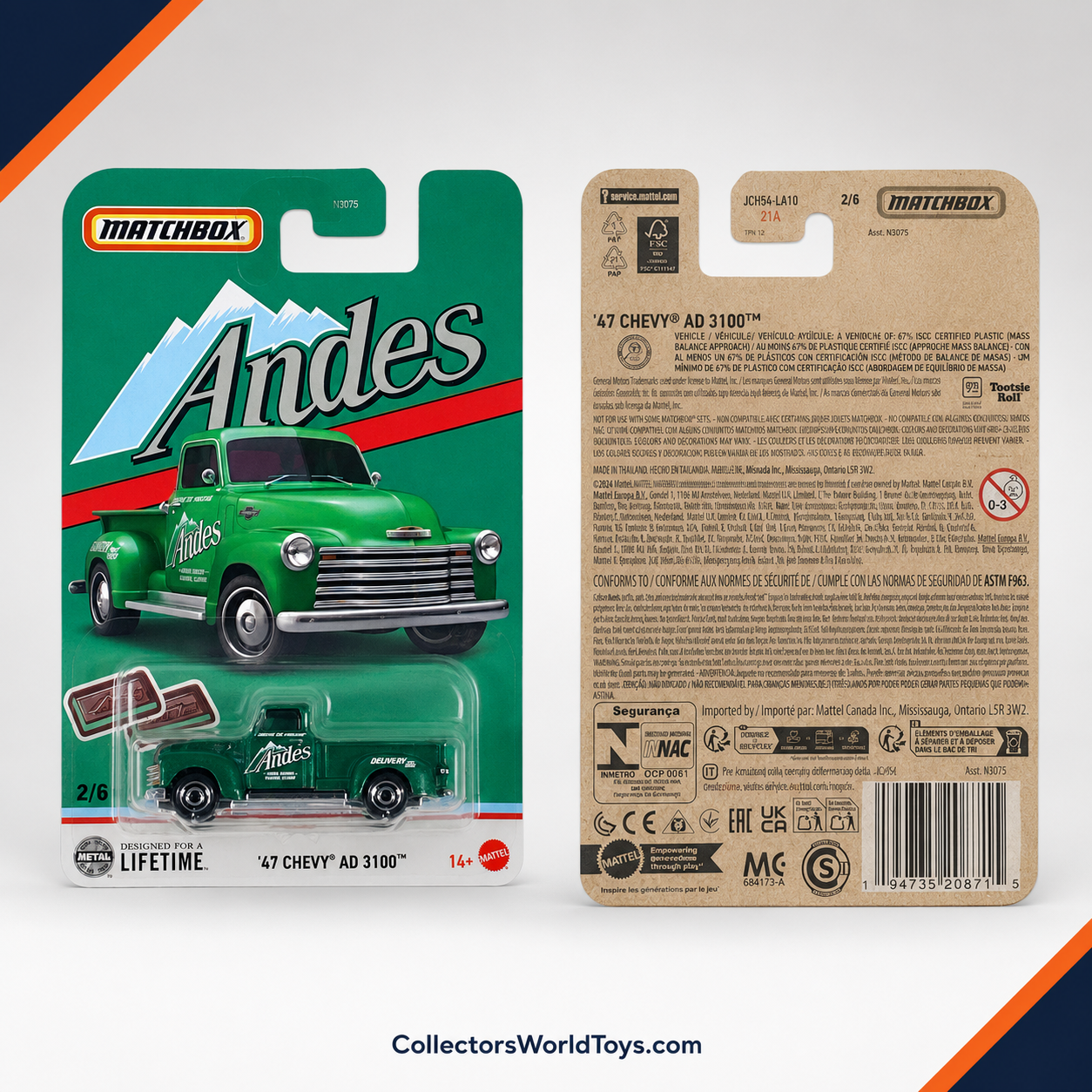 Matchbox '47 Chevy AD 3100 | Candy Series 2/6