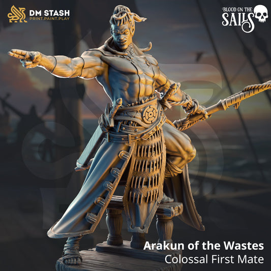 Arakun of the Wastes, Colossal First Mate (Male Goliath Pirate)