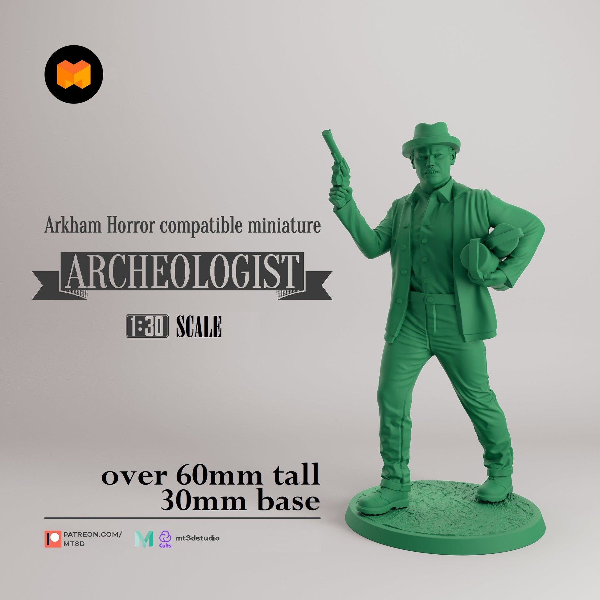 Arkham Compatible Investigator: The Archeologist (Monterey Jack)