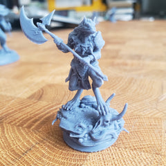 Ariana Grey, the Wolf Queen (Female Werewolf Barbarian)