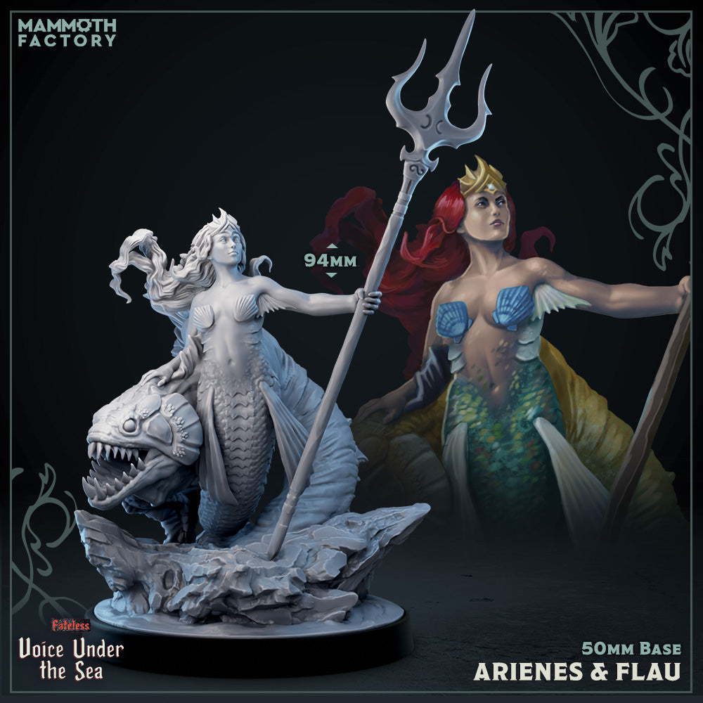 Arienes & Flau (Mermaid & Sea Beast Diorama) Main image