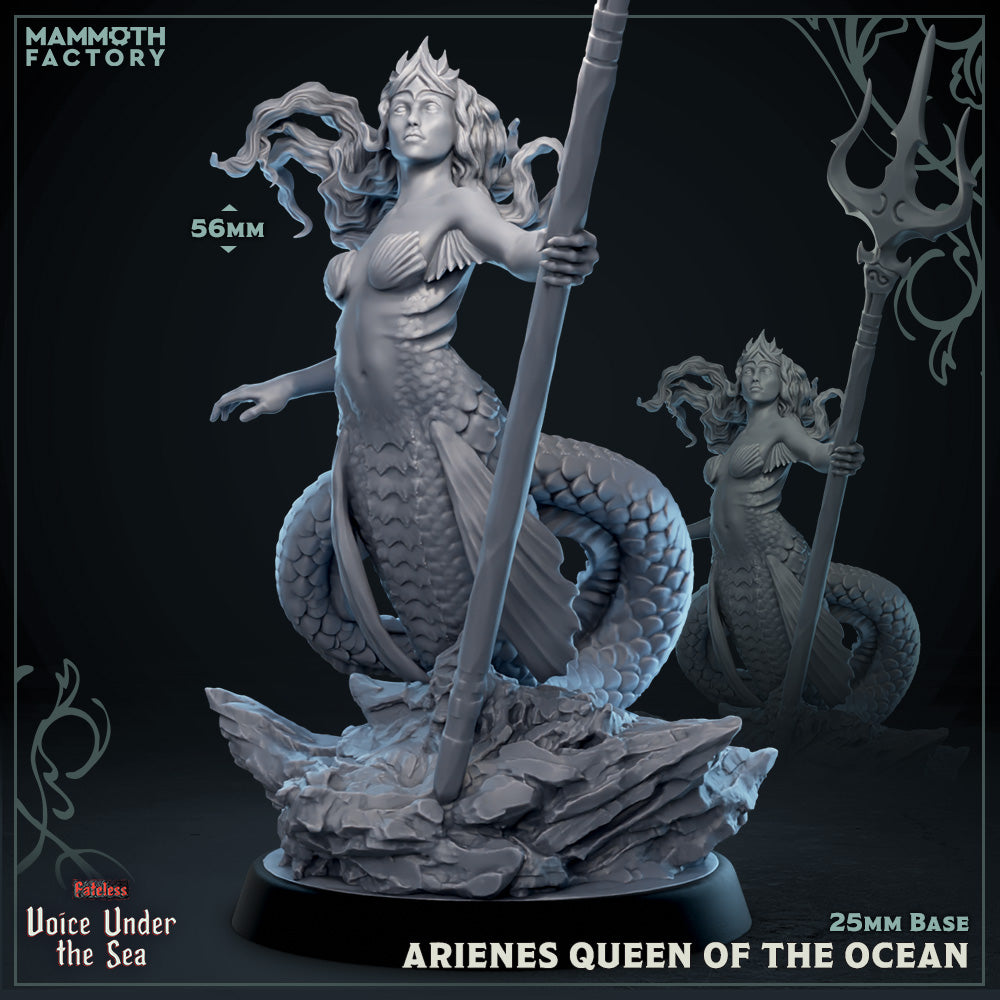Arienes, Queen of the Ocean (Female Mermaid Noble) -