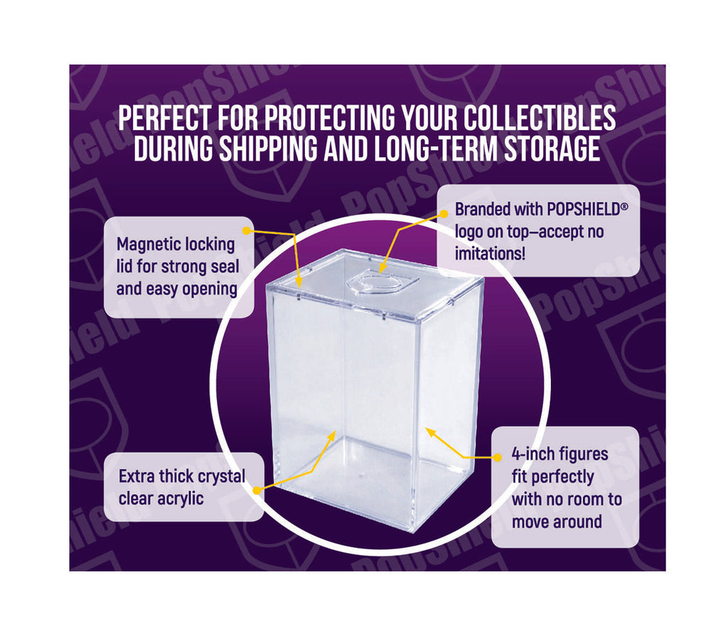 PopShield Armor 4" Case WHATNOT - Collectors World Toys