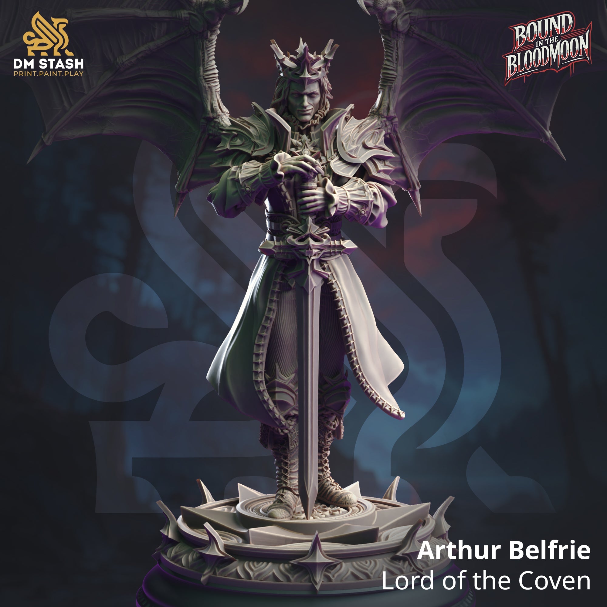 Arthur Belfrie, Lord of the Coven (Male Vampire Shapeshifter) -
