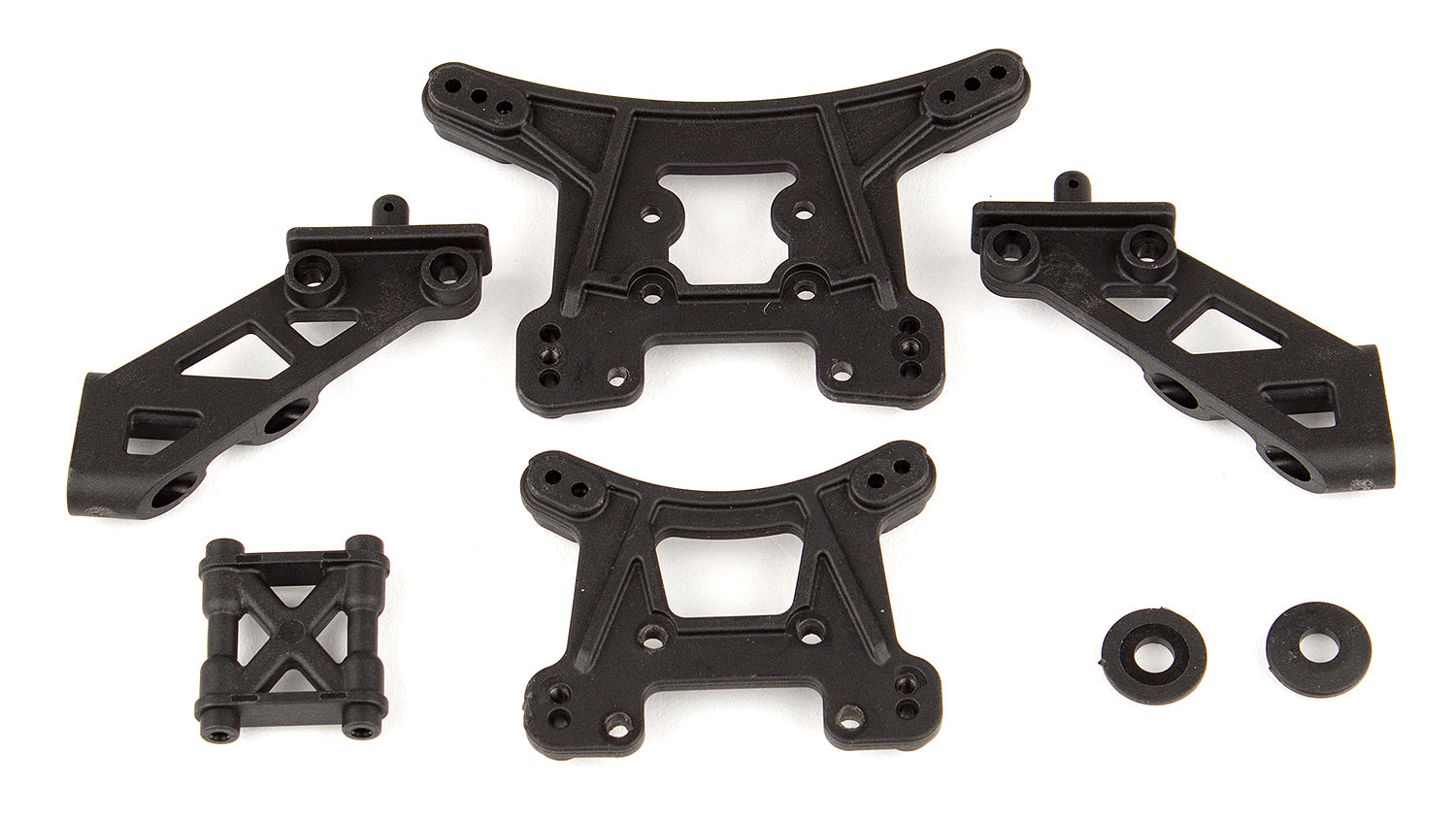 Front and Rear Shock Towers & Wing Mounts for Reflex 14T or