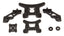 Front and Rear Shock Towers & Wing Mounts for Reflex 14T or