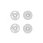 RC28R Wheel Set, White