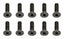 M3X10mm Flat Head Hex Screw (10)
