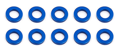 Ballstud Washers 5.5 x 1.0mm Blue Aluminum (10)