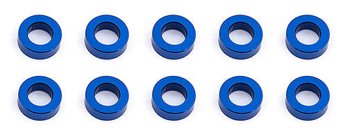 Ballstud Washers 5.5 x 2.0mm Blue Aluminum (10)
