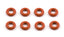 O Rings, Red Silicone