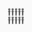 RC10 Ballstud Set .30, silver