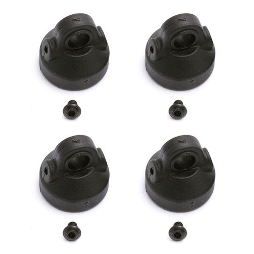 Bleeder Shock Caps, 1/10, for RC10 Team Car