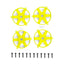 DC10 FT Adjustable Wheel Face Plate, Fluorescent Yellow