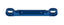 RC8B4.1 Upper Link Mount, Angled, Blue Aluminum