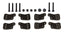 RC8B4.1 FT Rear Hub Tower Set, Carbon Fiber, RC8B4.1/RC8B4.1e