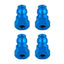 Shock Bushings, 12 mm, blue aluminum