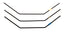 B6.1 FT Front Anti-roll Bar Set