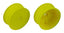 4WD Front Wheels, 2.2" 12mm hex, +1.5mm, fluorescent