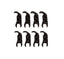RC10B7 FT Steering Block Mount Shim Set, Carbon Fiber