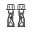 RC10B84 Front Suspension Arms