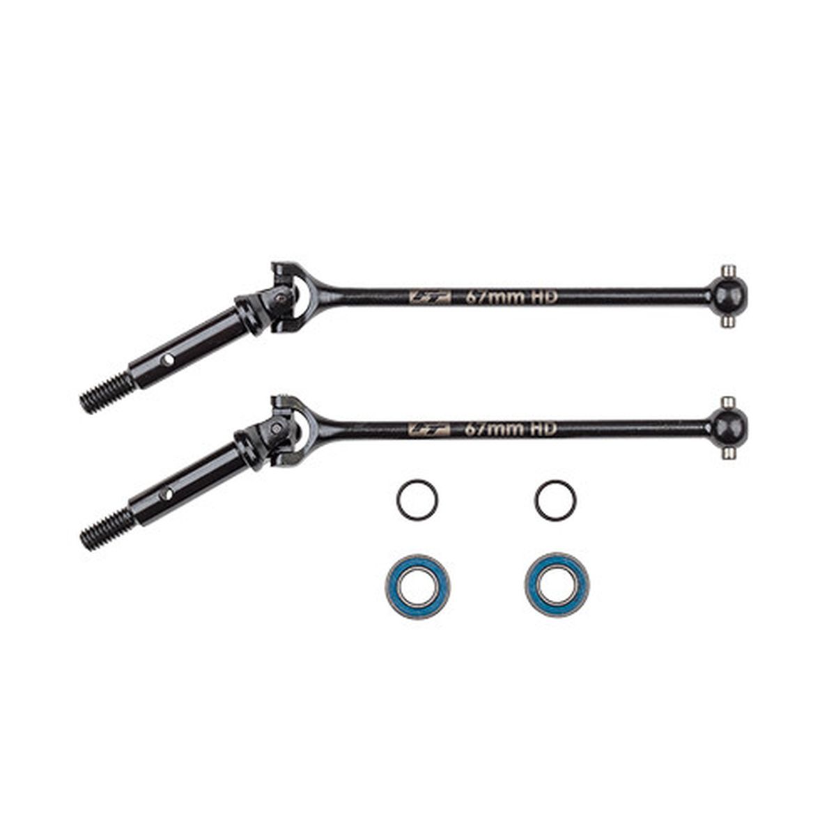 RC10B7 Universal Driveshaft Set, 67mm