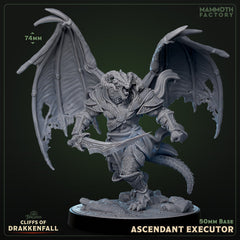 Ascendant Executor (Male Winged Dragonborn Commander)