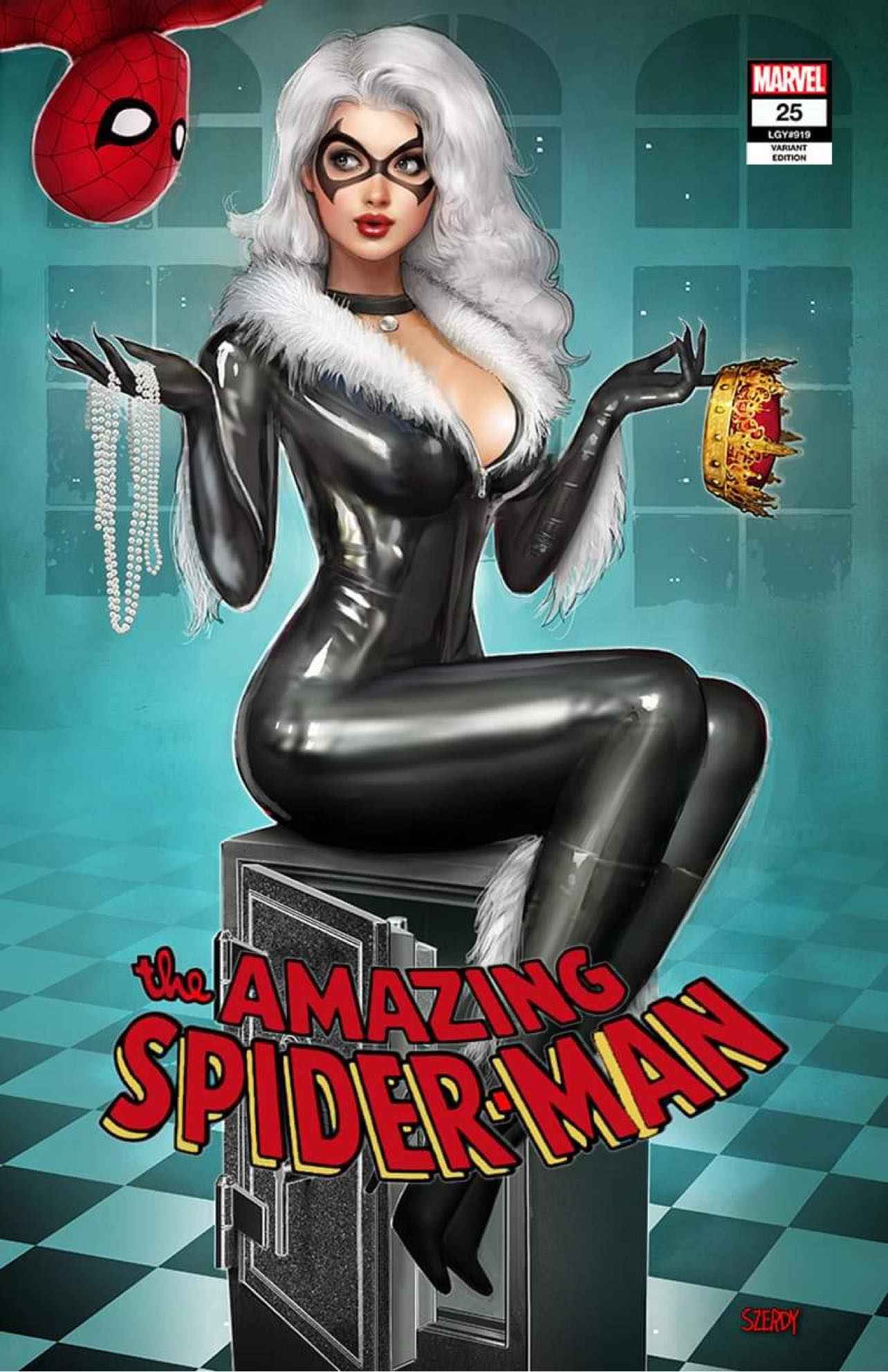 AMAZING SPIDER-MAN #25 (NATHAN SZERDY EXCLUSIVE VARIANT)(2023) COMIC BOOK Main image