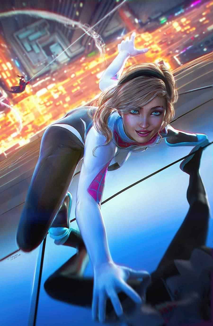 AMAZING SPIDER-MAN #25 (TIAGO DA SILVA EXCLUSIVE VIRGIN VARIANT)(2023) COMIC BOOK Main image