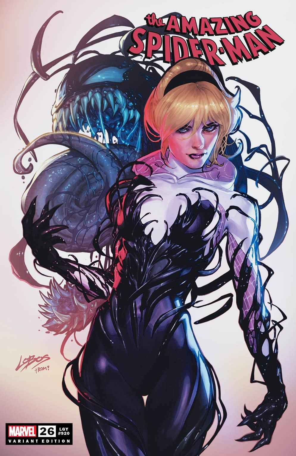 AMAZING SPIDER-MAN #26 (PABLO "LOBOS" VILLALOBOS EXCLUSIVE VARIANT)(2023) COMIC BOOK Main image