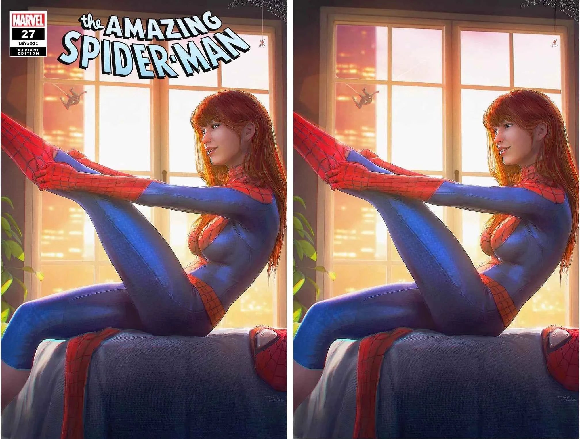 AMAZING SPIDER-MAN #27 (TIAGO DA SILVA EXCLUSIVE TRADE/VIRGIN VARIANT SET) Main image