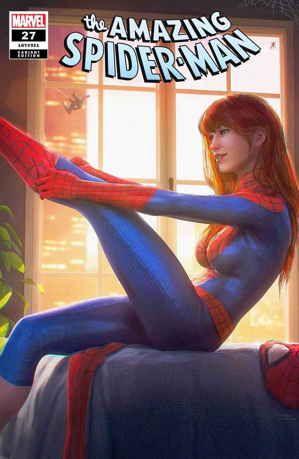 AMAZING SPIDER-MAN #27 (TIAGO DA SILVA EXCLUSIVE VARIANT)(2023) COMIC BOOK Main image
