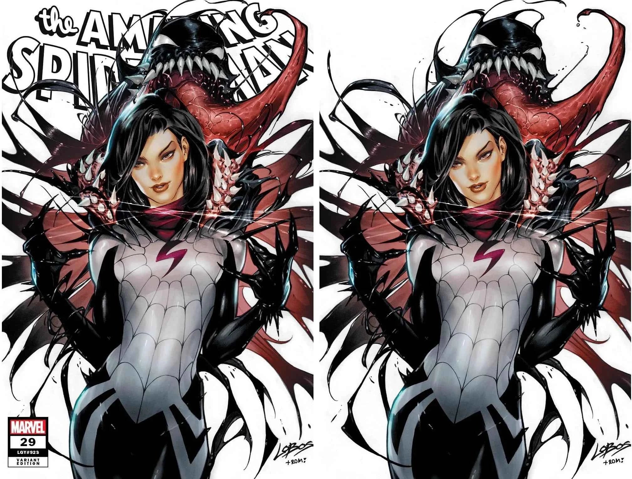 AMAZING SPIDER-MAN #29 (PABLO "LOBOS" VILLALOBOS EXCLUSIVE TRADE/VIRGIN VARIANT SET) Main image