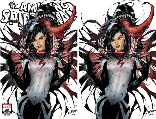 AMAZING SPIDER-MAN #29 (PABLO "LOBOS" VILLALOBOS EXCLUSIVE TRADE/VIRGIN VARIANT SET) Hover Image