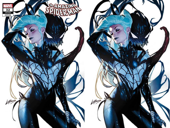 AMAZING SPIDER-MAN #32 (PABLO "LOBOS" VILLALOBOS EXCLUSIVE TRADE/VIRGIN VARIANT SET) Hover Image