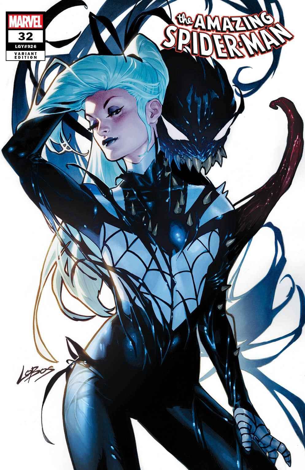AMAZING SPIDER-MAN #32 (PABLO "LOBOS" VILLALOBOS EXCLUSIVE VARIANT)(2023) COMIC BOOK Main image
