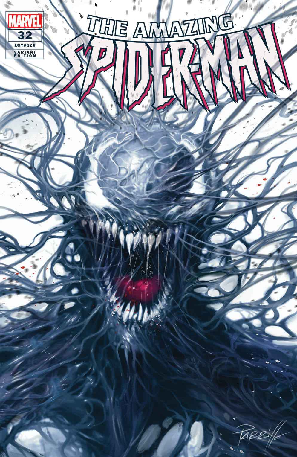 AMAZING SPIDER-MAN #32 (LUCIO PARRILLO EXCLUSIVE VARIANT)(2023) COMIC BOOK Main image