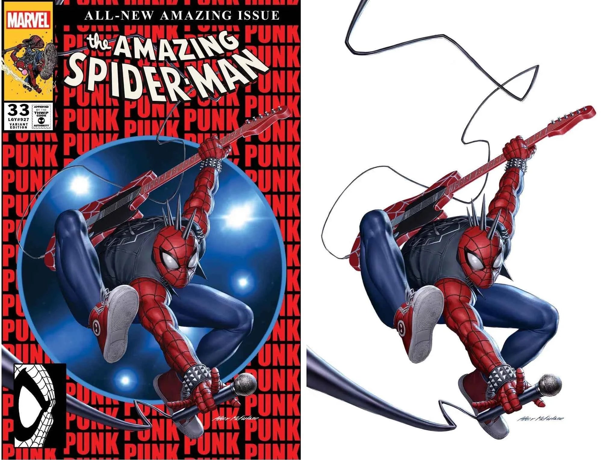 AMAZING SPIDER-MAN #33 (JUNGGUEN YOON EXCLUSIVE ASM #300 HOMAGE TRADE/VIRGIN VARIANT SET) Main image