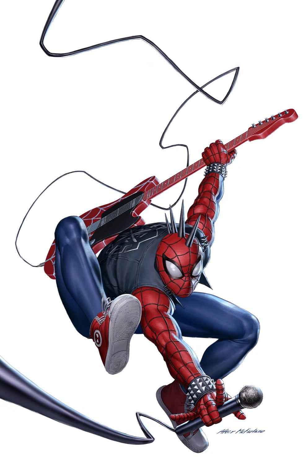 AMAZING SPIDER-MAN #33 (JUNGGUEN YOON EXCLUSIVE ASM #300 HOMAGE VIRGIN VARIANT) Main image