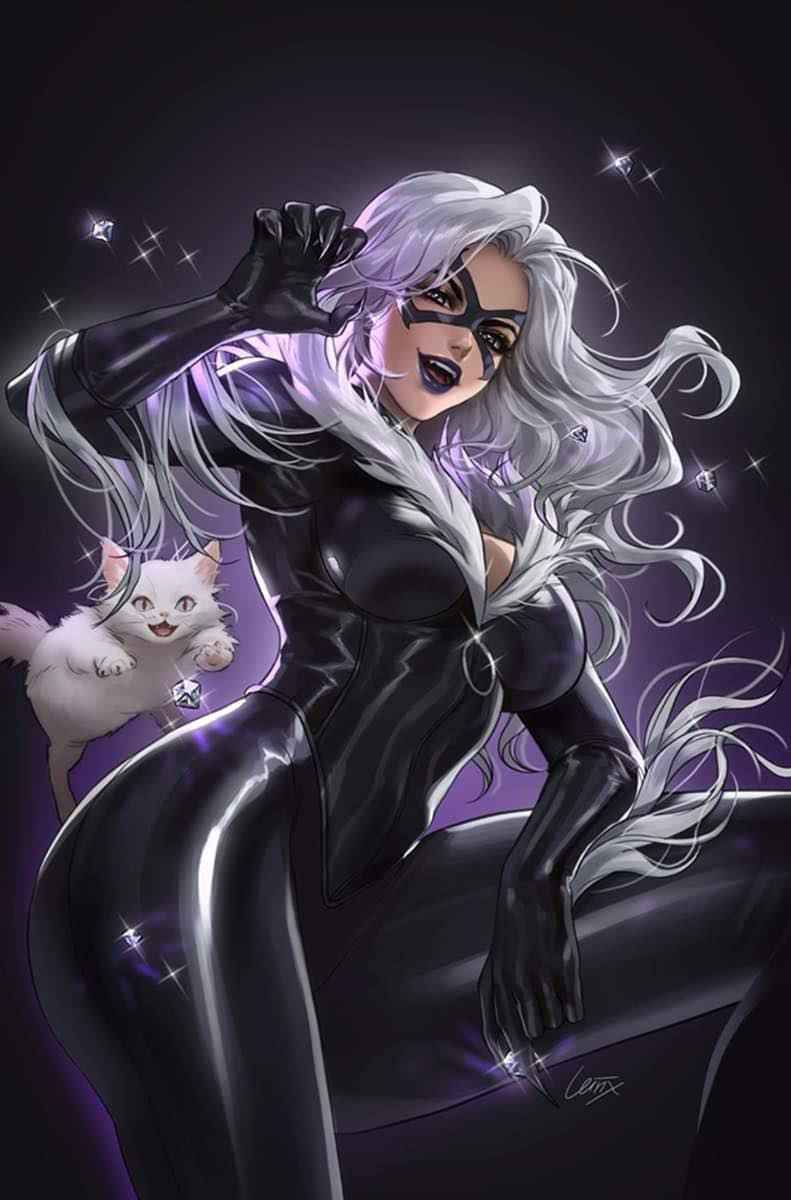 AMAZING SPIDER-MAN #34 (LEIRIX LI EXCLUSIVE BLACK CAT VIRGIN VARIANT) COMIC BOOK Main image