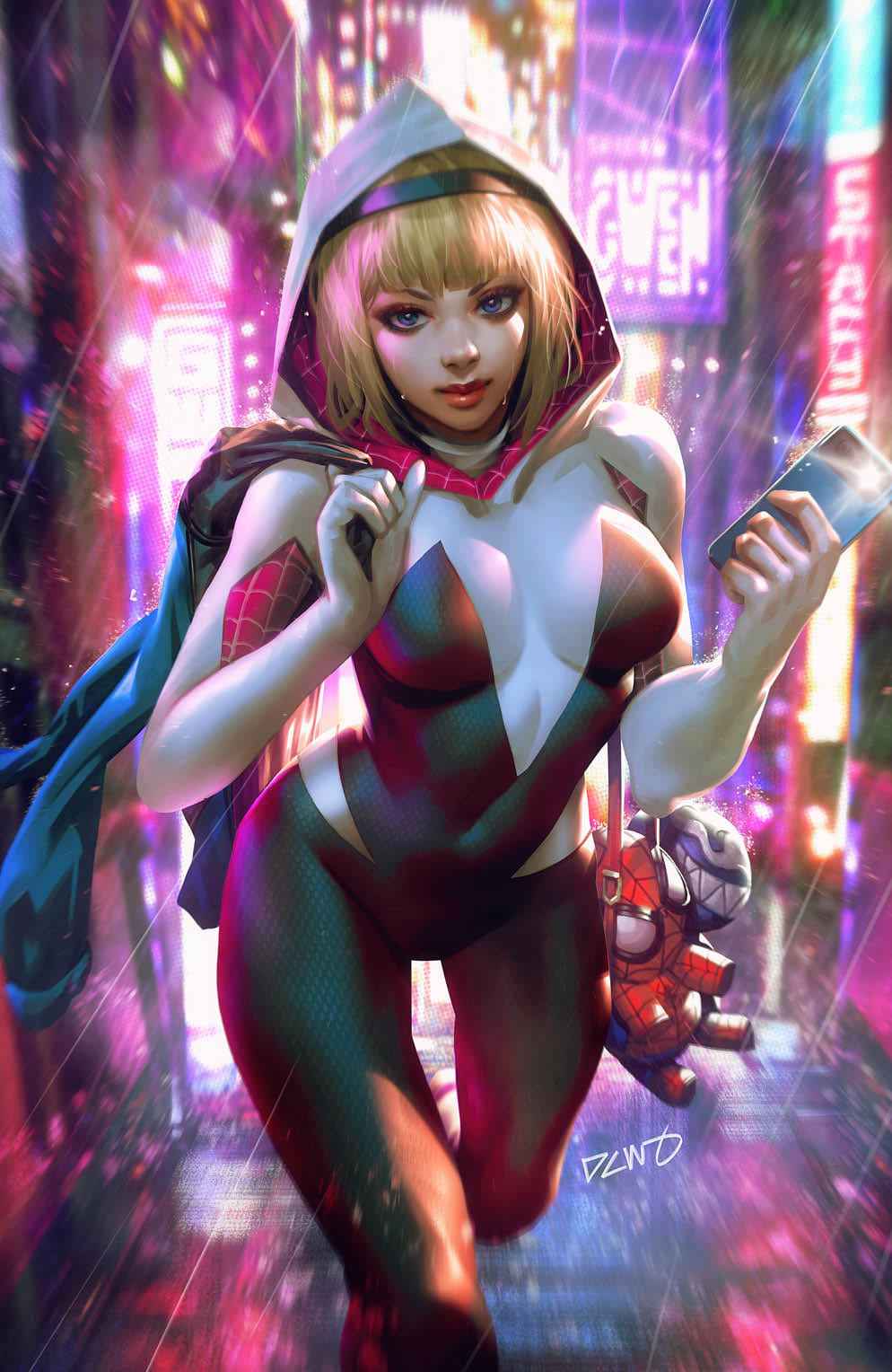 AMAZING SPIDER-MAN #35 (DERRICK CHEW EXCLUSIVE SPIDER-GWEN VIRGIN VARIANT) COMIC BOOK Main image