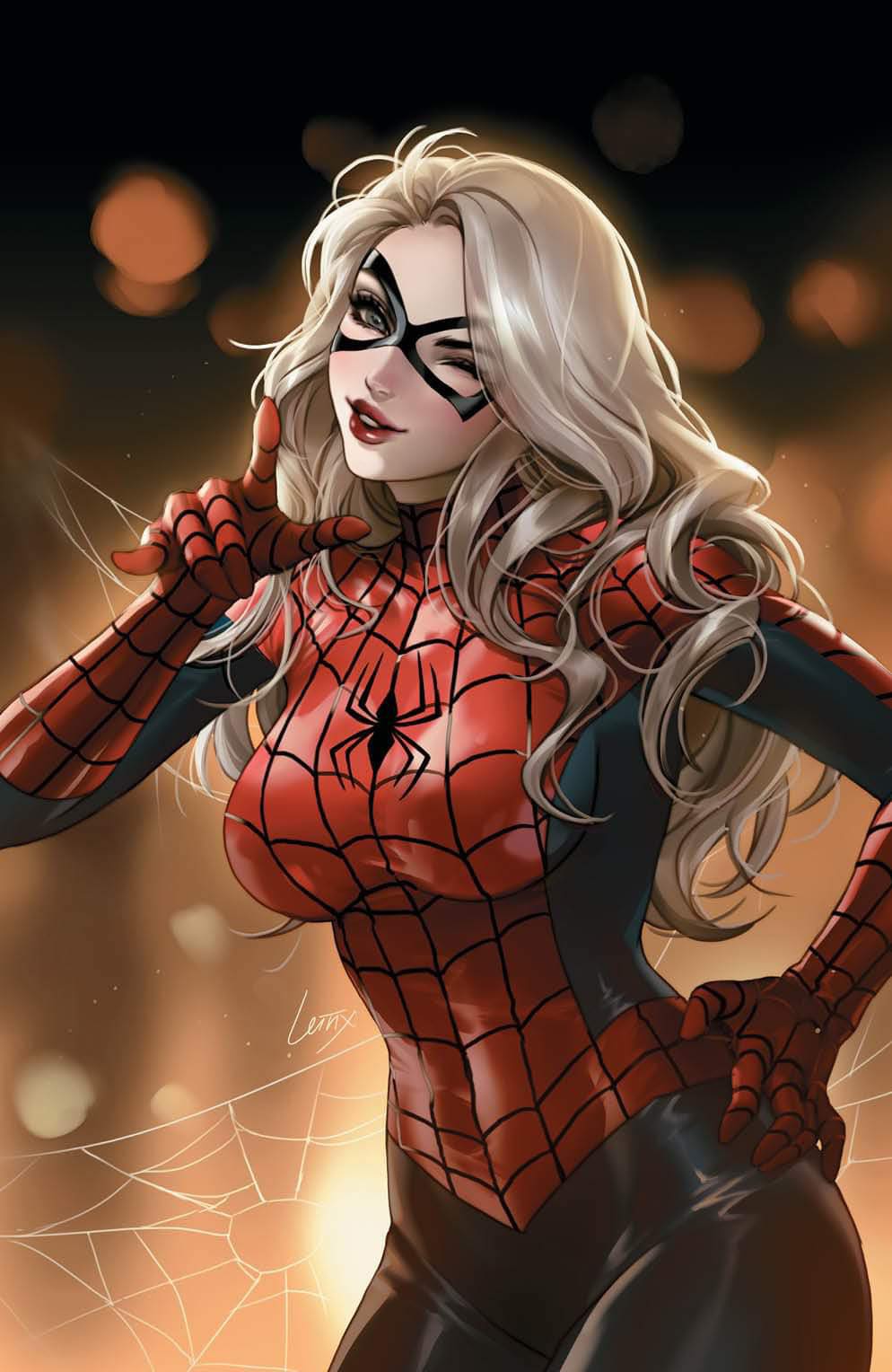 AMAZING SPIDER-MAN #39 (LEIRIX LI EXCLUSIVE BLACK CAT VIRGIN VARIANT) COMIC BOOK Main image