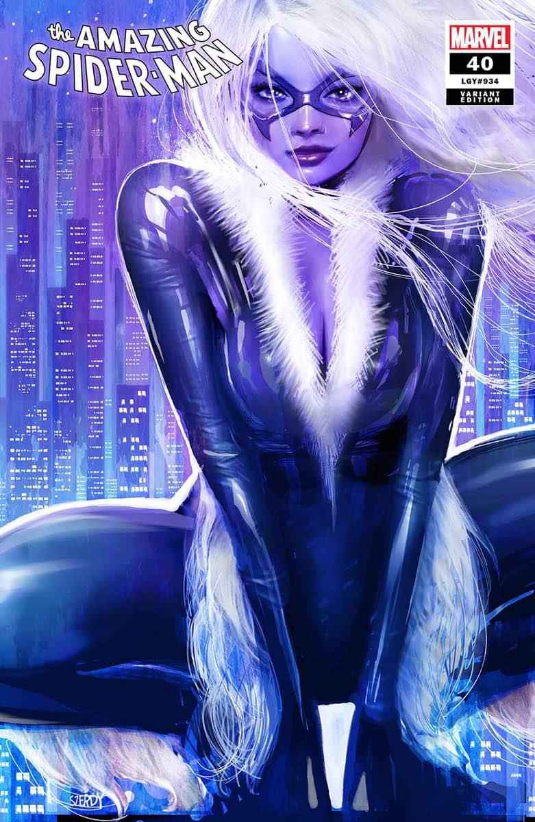 AMAZING SPIDER-MAN #40 (NATHAN SZERDY EXCLUSIVE BLACK CAT VARIANT) COMIC BOOK Main image
