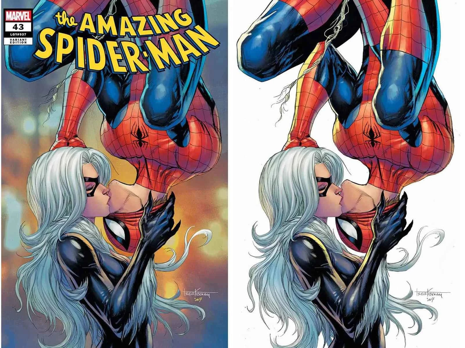 AMAZING SPIDER-MAN #43 (TYLER KIRKHAM EXCLUSIVE TRADE/VIRGIN VARIANT SET) Main image