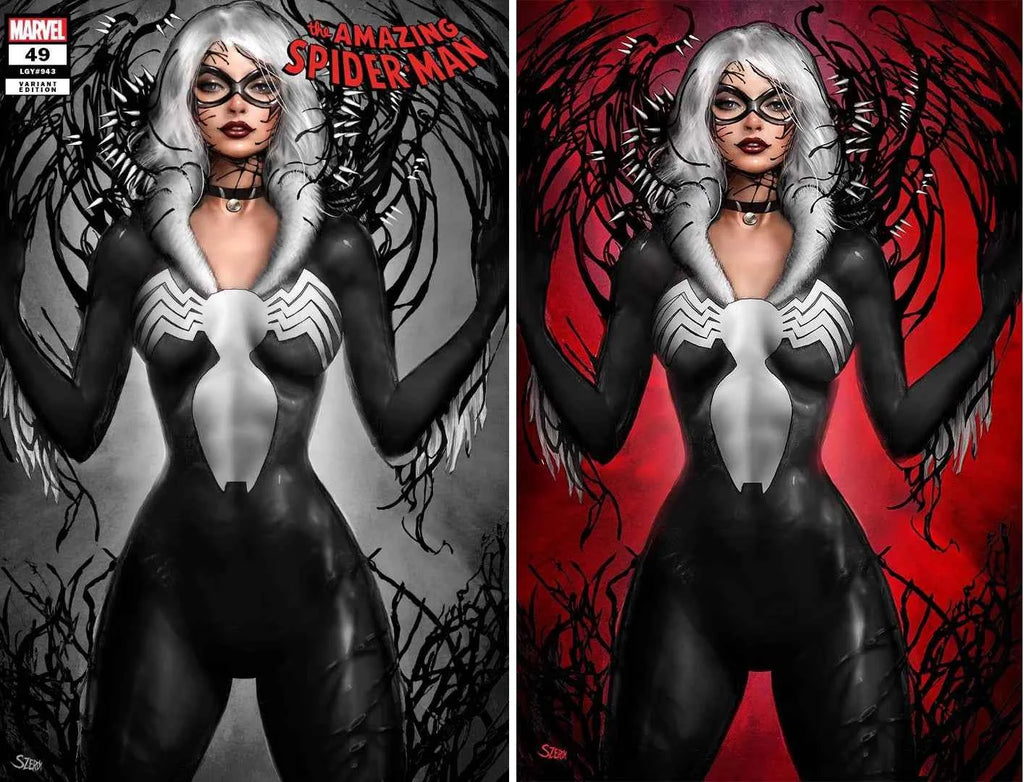 AMAZING SPIDER-MAN #49 (NATHAN SZERDY EXCLUSIVE TRADE/VIRGIN VARIANT SET)